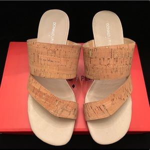 DONALD J PLINER Cork Sandals, Size 9M
